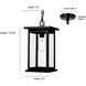 Bowton 1 Light 8.5 inch Powder Coated Black Outdoor Hanging Lantern